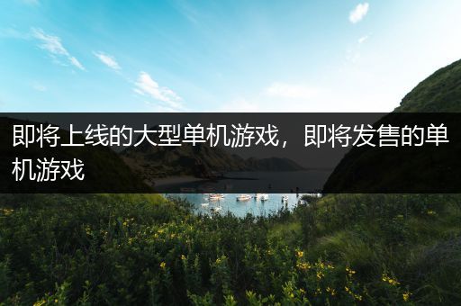 即将上线的大型单机游戏，即将发售的单机游戏