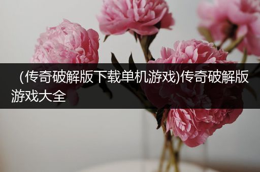 （传奇破解版下载单机游戏)传奇破解版游戏大全