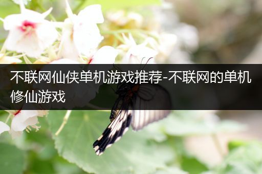 不联网仙侠单机游戏推荐-不联网的单机修仙游戏
