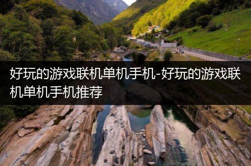 好玩的游戏联机单机手机-好玩的游戏联机单机手机推荐