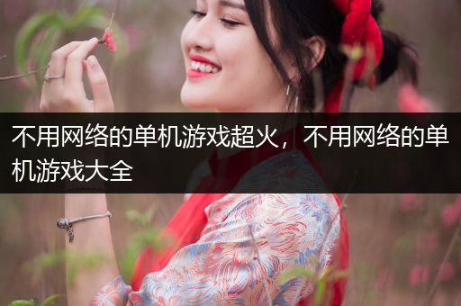 不用网络的单机游戏超火，不用网络的单机游戏大全