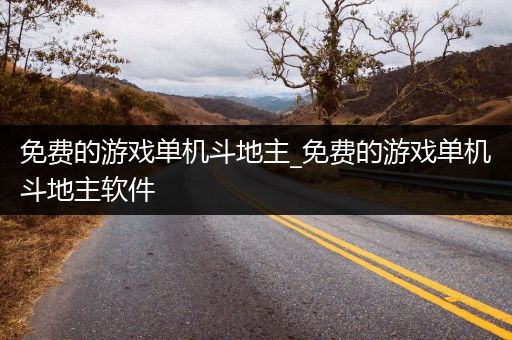 免费的游戏单机斗地主_免费的游戏单机斗地主软件
