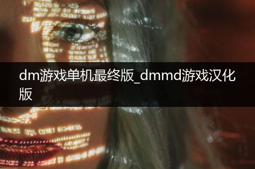 dm游戏单机最终版_dmmd游戏汉化版