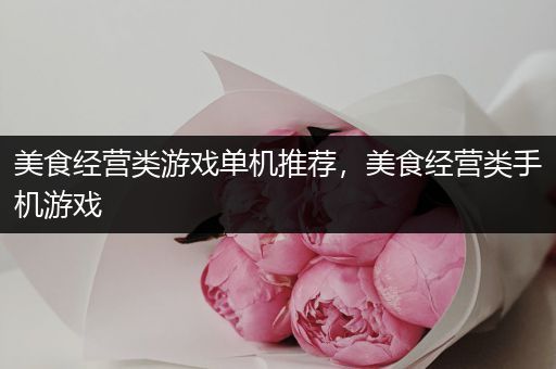 美食经营类游戏单机推荐，美食经营类手机游戏