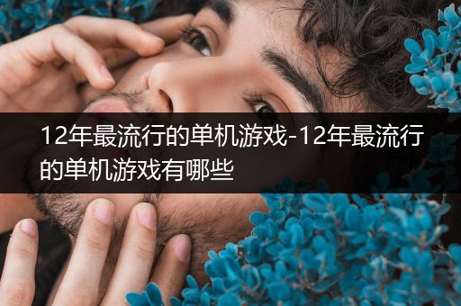 12年最流行的单机游戏-12年最流行的单机游戏有哪些