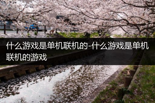 什么游戏是单机联机的-什么游戏是单机联机的游戏