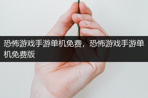恐怖游戏手游单机免费，恐怖游戏手游单机免费版