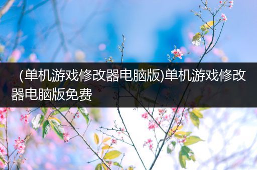 （单机游戏修改器电脑版)单机游戏修改器电脑版免费