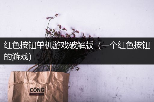 红色按钮单机游戏破解版（一个红色按钮的游戏）