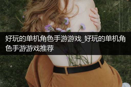 好玩的单机角色手游游戏_好玩的单机角色手游游戏推荐