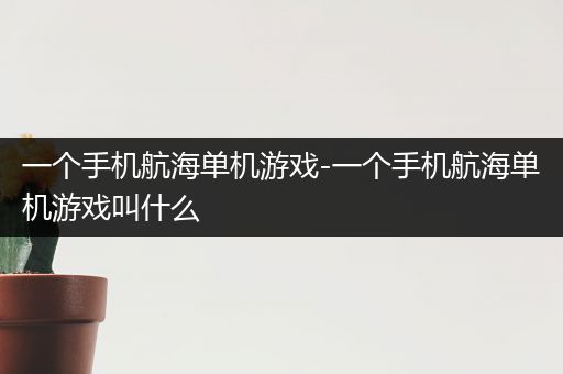 一个手机航海单机游戏-一个手机航海单机游戏叫什么