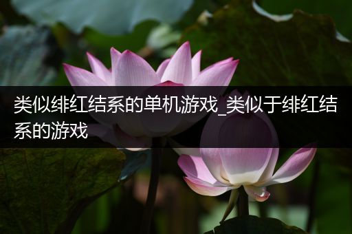 类似绯红结系的单机游戏_类似于绯红结系的游戏