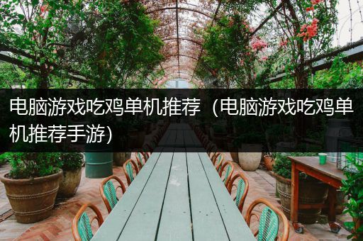 电脑游戏吃鸡单机推荐（电脑游戏吃鸡单机推荐手游）