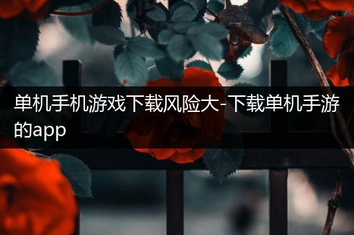 单机手机游戏下载风险大-下载单机手游的app