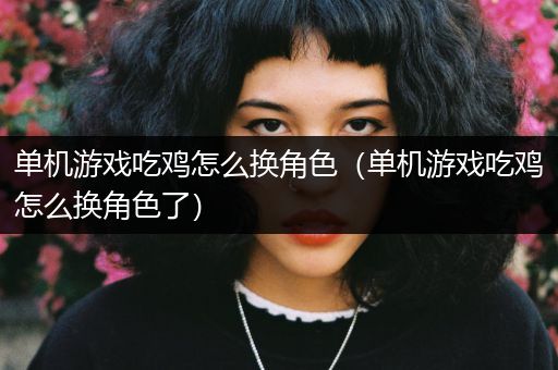 单机游戏吃鸡怎么换角色（单机游戏吃鸡怎么换角色了）