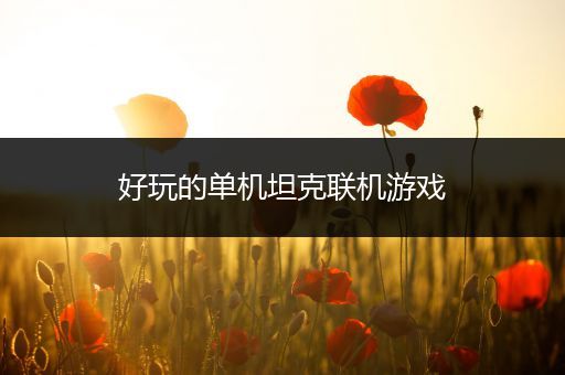 好玩的单机坦克联机游戏