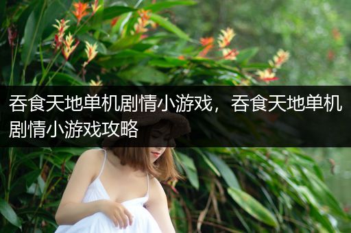 吞食天地单机剧情小游戏，吞食天地单机剧情小游戏攻略