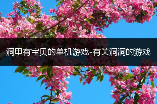 洞里有宝贝的单机游戏-有关洞洞的游戏