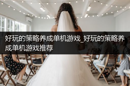 好玩的策略养成单机游戏_好玩的策略养成单机游戏推荐