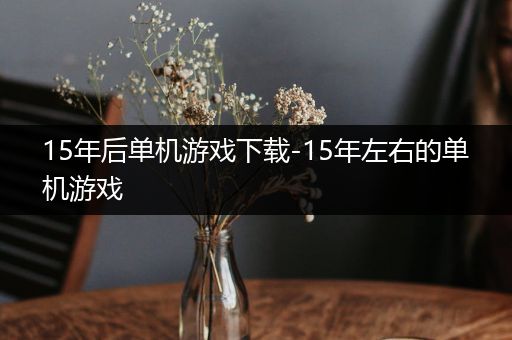 15年后单机游戏下载-15年左右的单机游戏