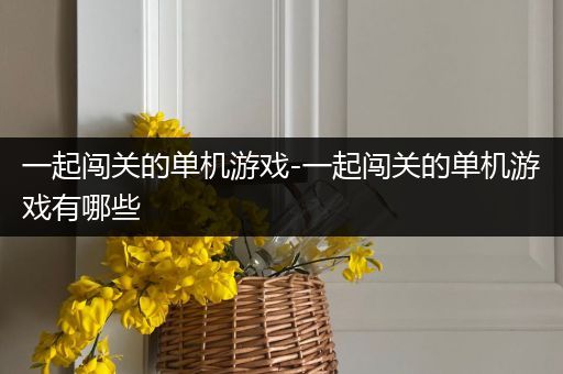 一起闯关的单机游戏-一起闯关的单机游戏有哪些