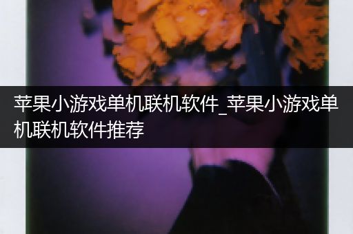 苹果小游戏单机联机软件_苹果小游戏单机联机软件推荐