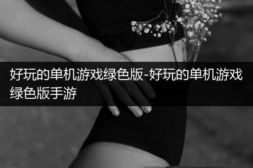 好玩的单机游戏绿色版-好玩的单机游戏绿色版手游