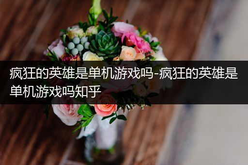 疯狂的英雄是单机游戏吗-疯狂的英雄是单机游戏吗知乎