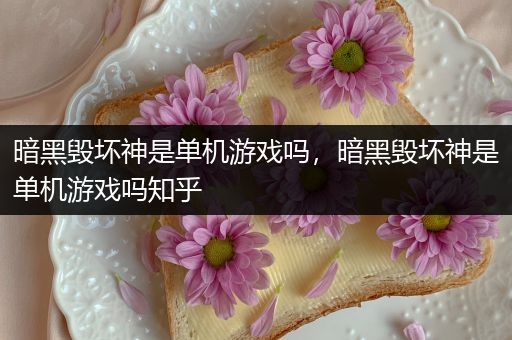 暗黑毁坏神是单机游戏吗，暗黑毁坏神是单机游戏吗知乎