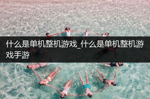 什么是单机整机游戏_什么是单机整机游戏手游