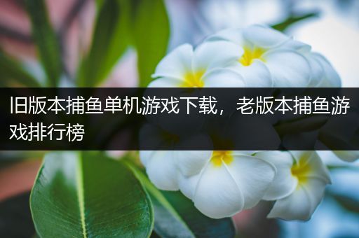 旧版本捕鱼单机游戏下载，老版本捕鱼游戏排行榜