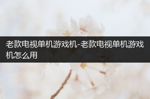 老款电视单机游戏机-老款电视单机游戏机怎么用