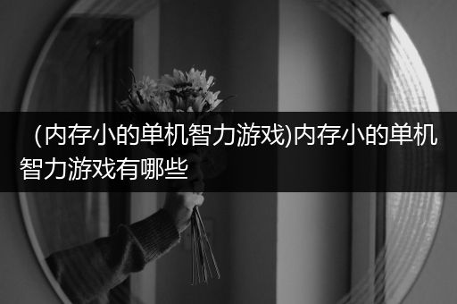 （内存小的单机智力游戏)内存小的单机智力游戏有哪些