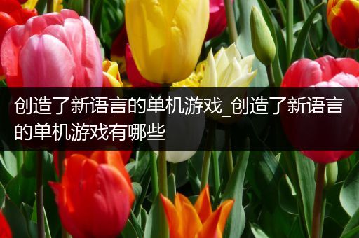 创造了新语言的单机游戏_创造了新语言的单机游戏有哪些