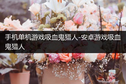 手机单机游戏吸血鬼猎人-安卓游戏吸血鬼猎人