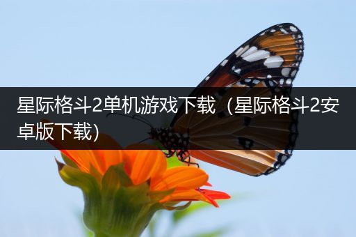 星际格斗2单机游戏下载（星际格斗2安卓版下载）