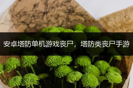 安卓塔防单机游戏丧尸，塔防类丧尸手游