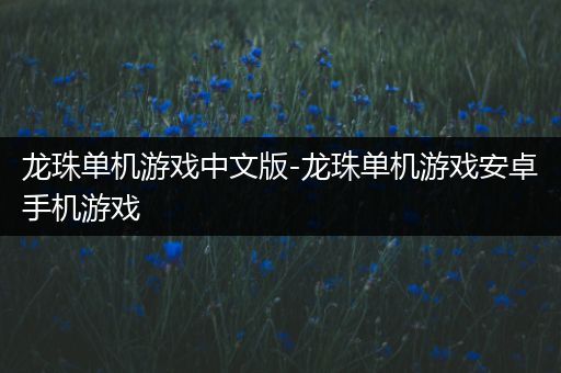龙珠单机游戏中文版-龙珠单机游戏安卓手机游戏