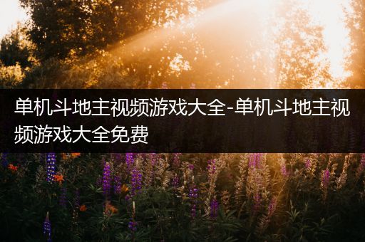 单机斗地主视频游戏大全-单机斗地主视频游戏大全免费