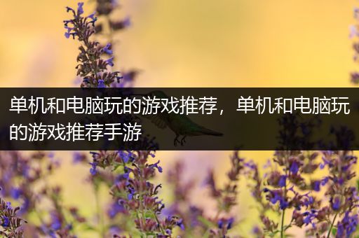 单机和电脑玩的游戏推荐，单机和电脑玩的游戏推荐手游