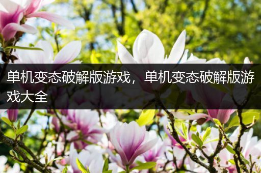 单机变态破解版游戏，单机变态破解版游戏大全