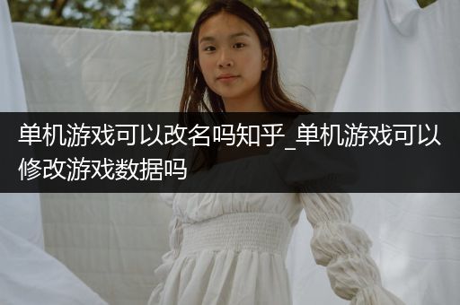 单机游戏可以改名吗知乎_单机游戏可以修改游戏数据吗