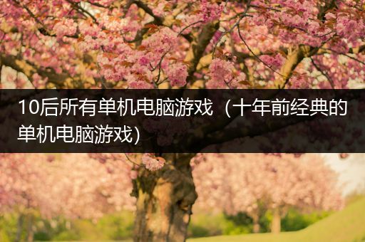 10后所有单机电脑游戏（十年前经典的单机电脑游戏）