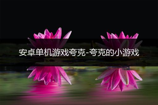 安卓单机游戏夸克-夸克的小游戏