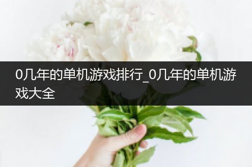 0几年的单机游戏排行_0几年的单机游戏大全