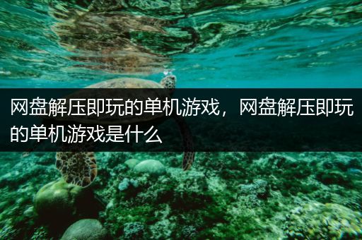 网盘解压即玩的单机游戏，网盘解压即玩的单机游戏是什么