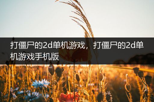 打僵尸的2d单机游戏，打僵尸的2d单机游戏手机版