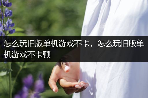 怎么玩旧版单机游戏不卡，怎么玩旧版单机游戏不卡顿
