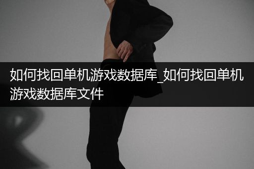如何找回单机游戏数据库_如何找回单机游戏数据库文件