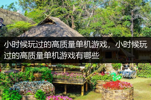 小时候玩过的高质量单机游戏，小时候玩过的高质量单机游戏有哪些